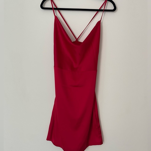BABYBOO Cleo Mini Dress - Red - Picture 7 of 7